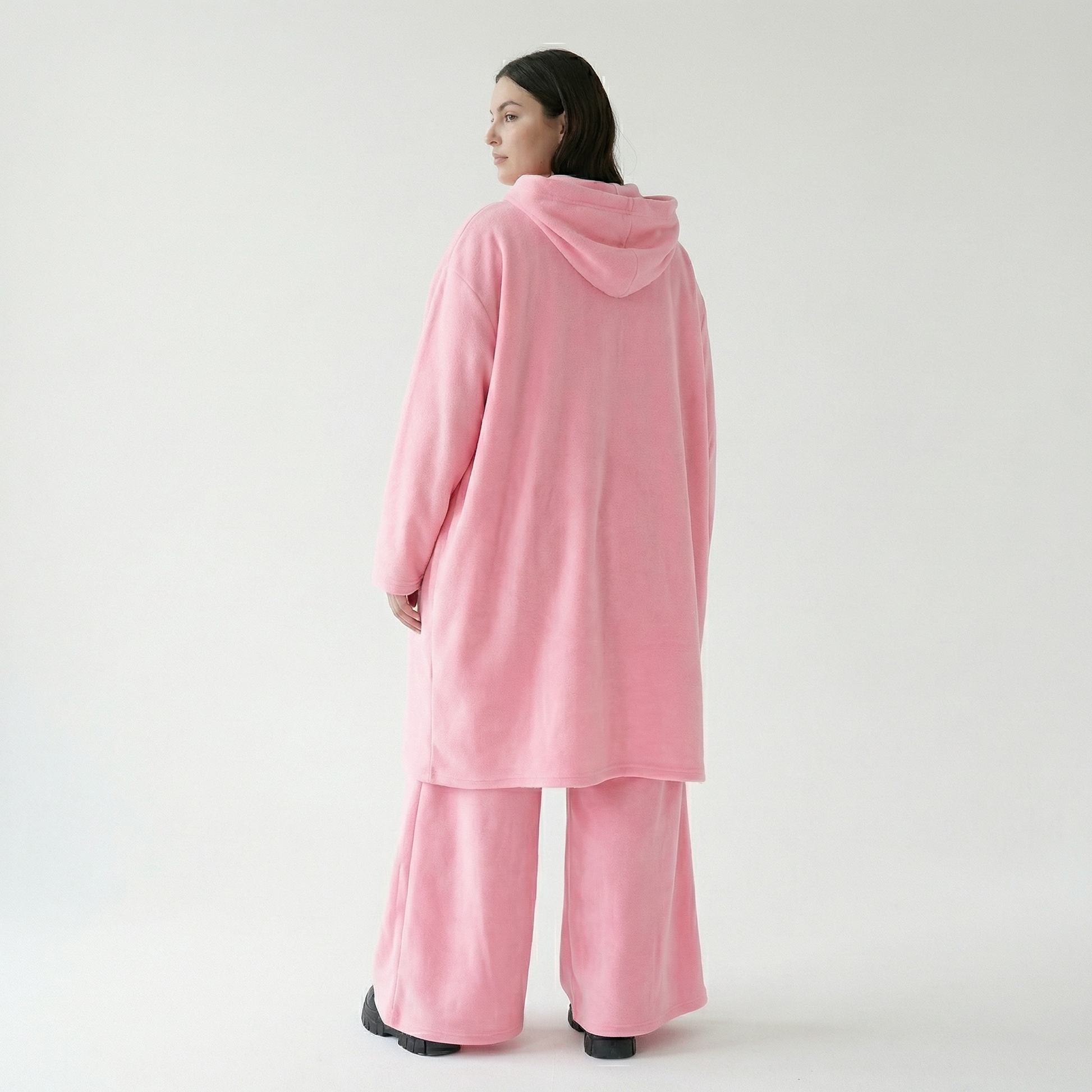  A-Form Kleid von AKH Fashion aus Baumwolle, 1547.06989, Pink, Ausgefallen, Zeitlos, Schick