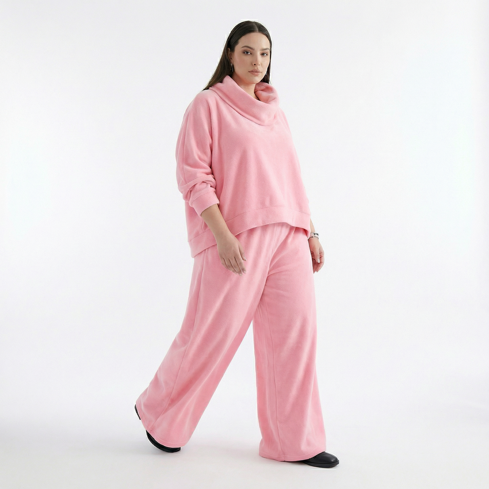  AKH Fashion Überwurf in kastiger Form, aus Baumwolle, 1547.7011R, Pink, Ausgefallen