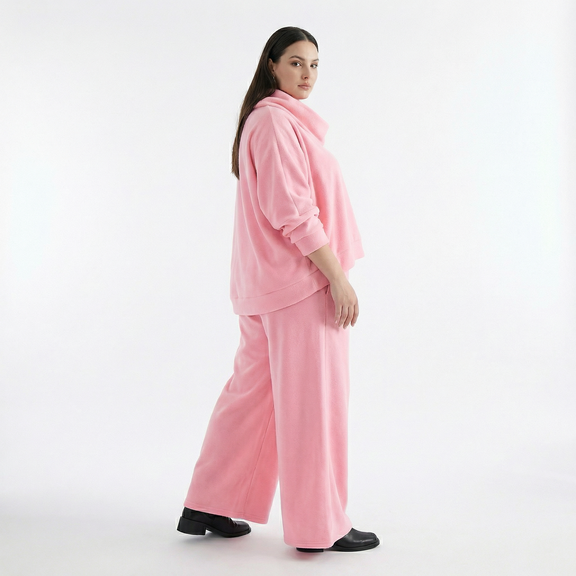  AKH Fashion Überwurf in kastiger Form, aus Baumwolle, 1547.7011R, Pink, Ausgefallen