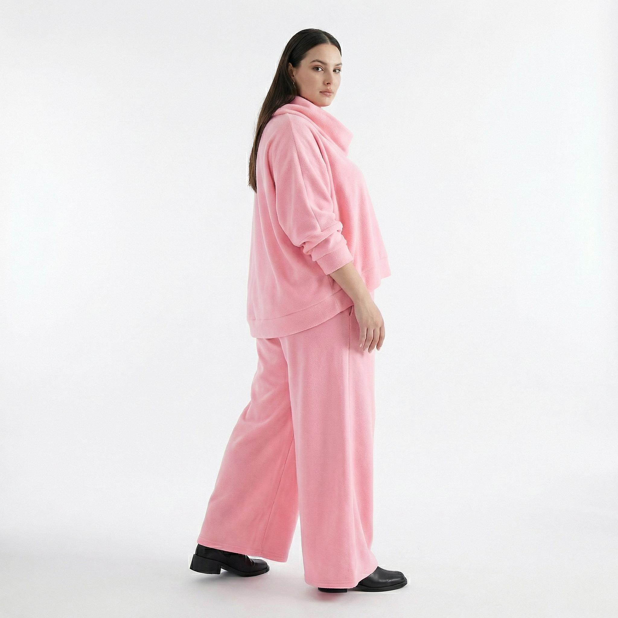  AKH Fashion Überwurf in kastiger Form, aus Baumwolle, 1547.7011R, Pink, Ausgefallen