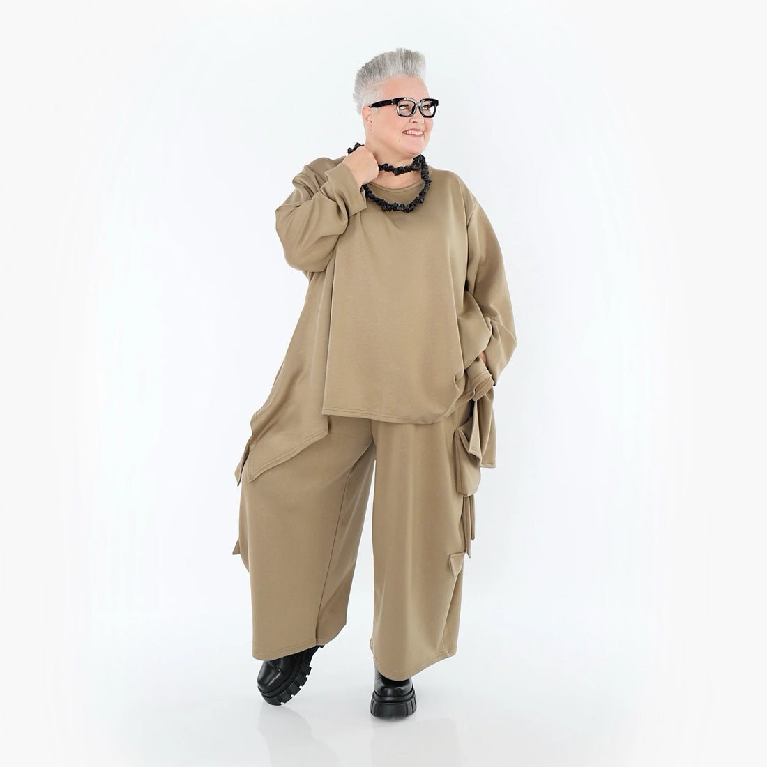  Ballonhose von AKH Fashion aus Viskose, 1566.07125, Camel, Ausgefallen, Zeitlos, Schick