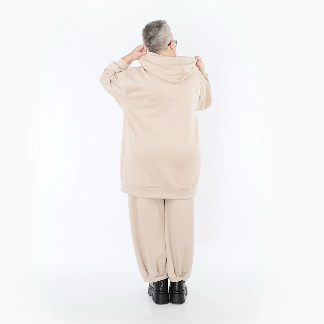  Ballonhose von AKH Fashion aus Viskose, 1566.08067, Beige, Ausgefallen, Zeitlos, Schick