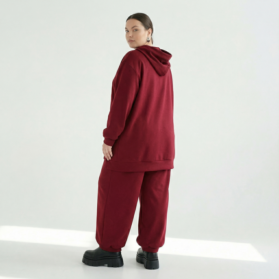  Ballonhose von AKH Fashion aus Viskose, 1566.08067, Weinrot, Ausgefallen, Zeitlos, Schick