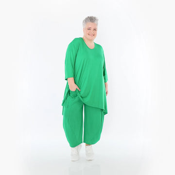 Ballonhose von AKH Fashion aus Viskose, 1233.08069, Grün, Ausgefallen, Zeitlos, Schick