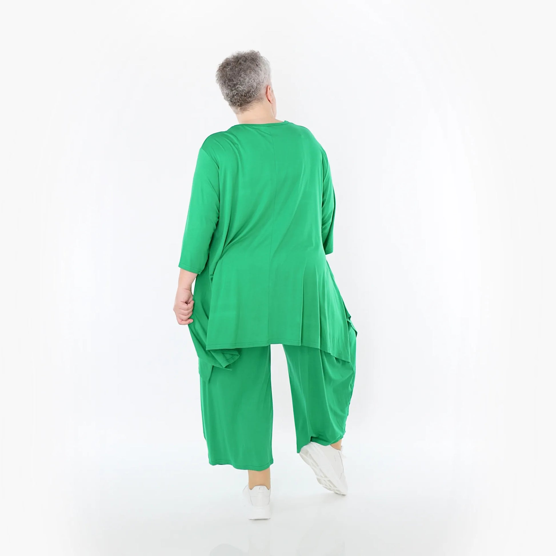  Ballonhose von AKH Fashion aus Viskose, 1233.08069, Grün, Ausgefallen, Zeitlos, Schick