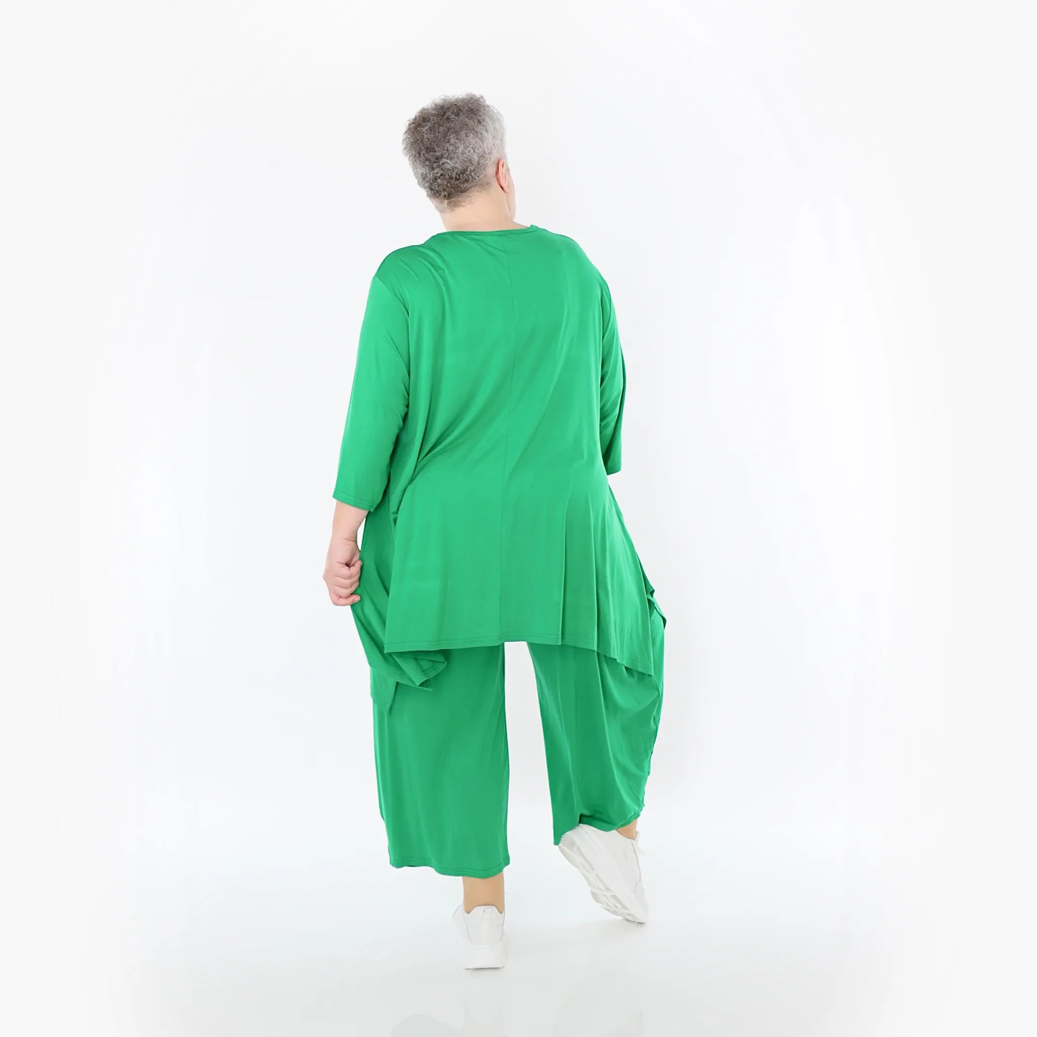  Ballonhose von AKH Fashion aus Viskose, 1233.08069, Grün, Ausgefallen, Zeitlos, Schick