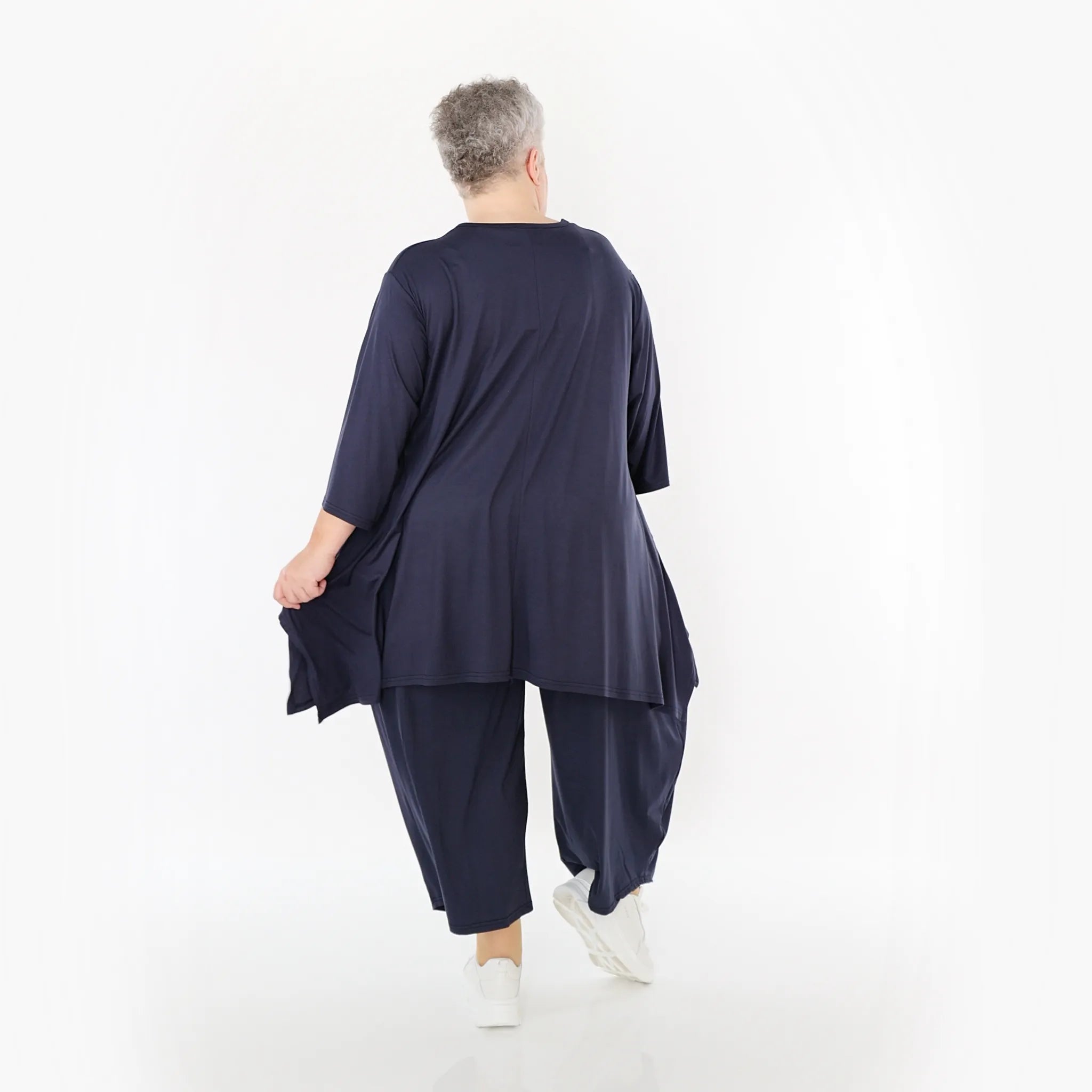  Ballonhose von AKH Fashion aus Viskose, 1233.08069, Marine, Ausgefallen, Zeitlos, Schick
