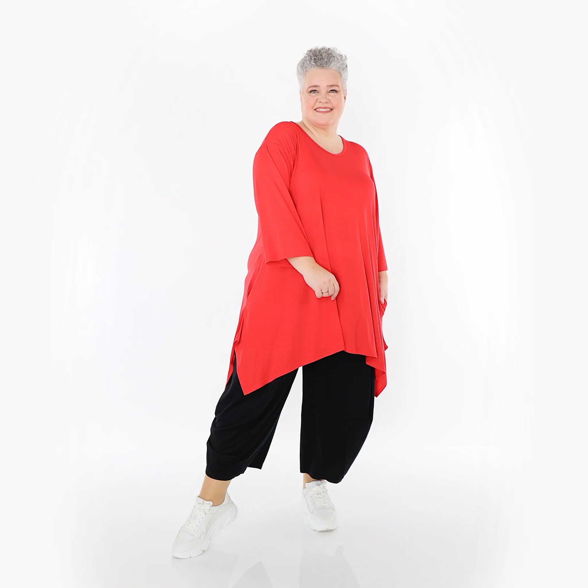  Ballonhose von AKH Fashion aus Viskose, 1233.08069, Schwarz, Ausgefallen, Zeitlos, Schick