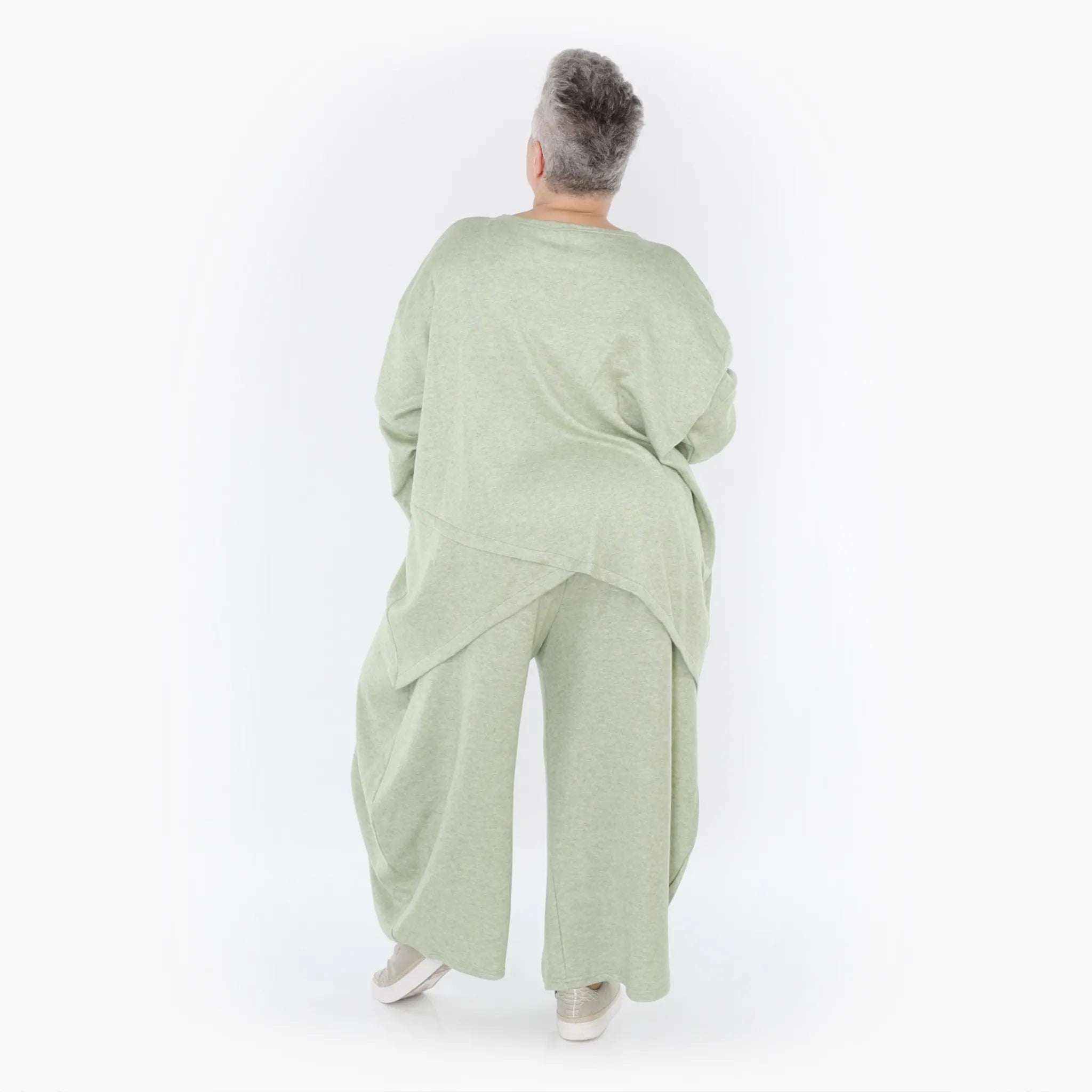  A-Form Bigshirt von AKH Fashion aus Viskose, 1429.07013, Apfelgrün, Schick, Modern, Bequem