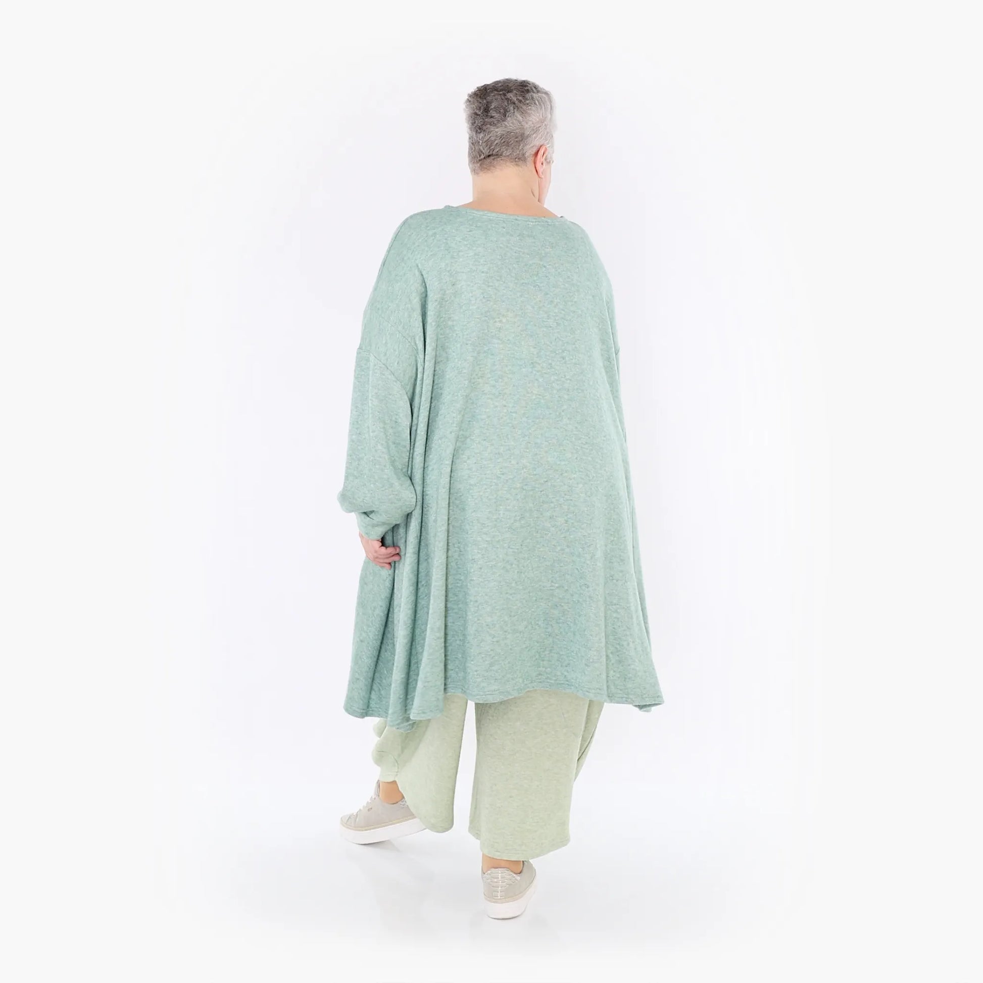  A-Form Bigshirt von AKH Fashion aus Viskose, 1429.07014, Mint, Schick, Modern, Bequem, Schick