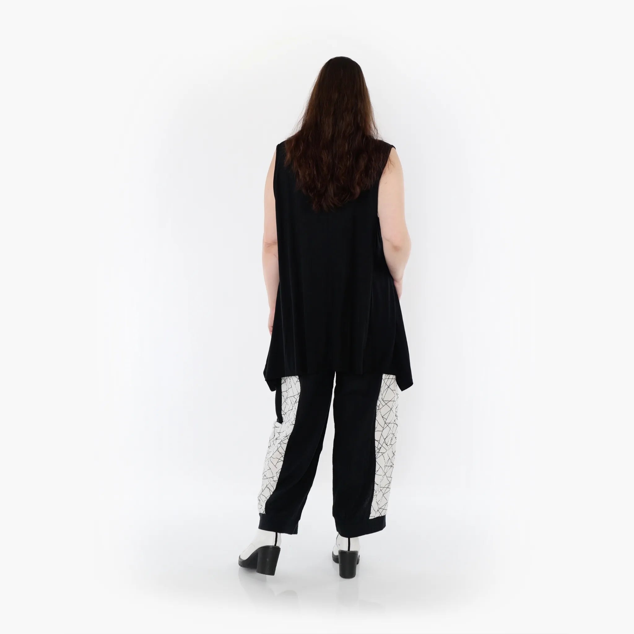  Ballonhose von AKH Fashion aus Baumwolle, 1441.06556, Schwarz/Weiß, Schick, Modern, Bequem