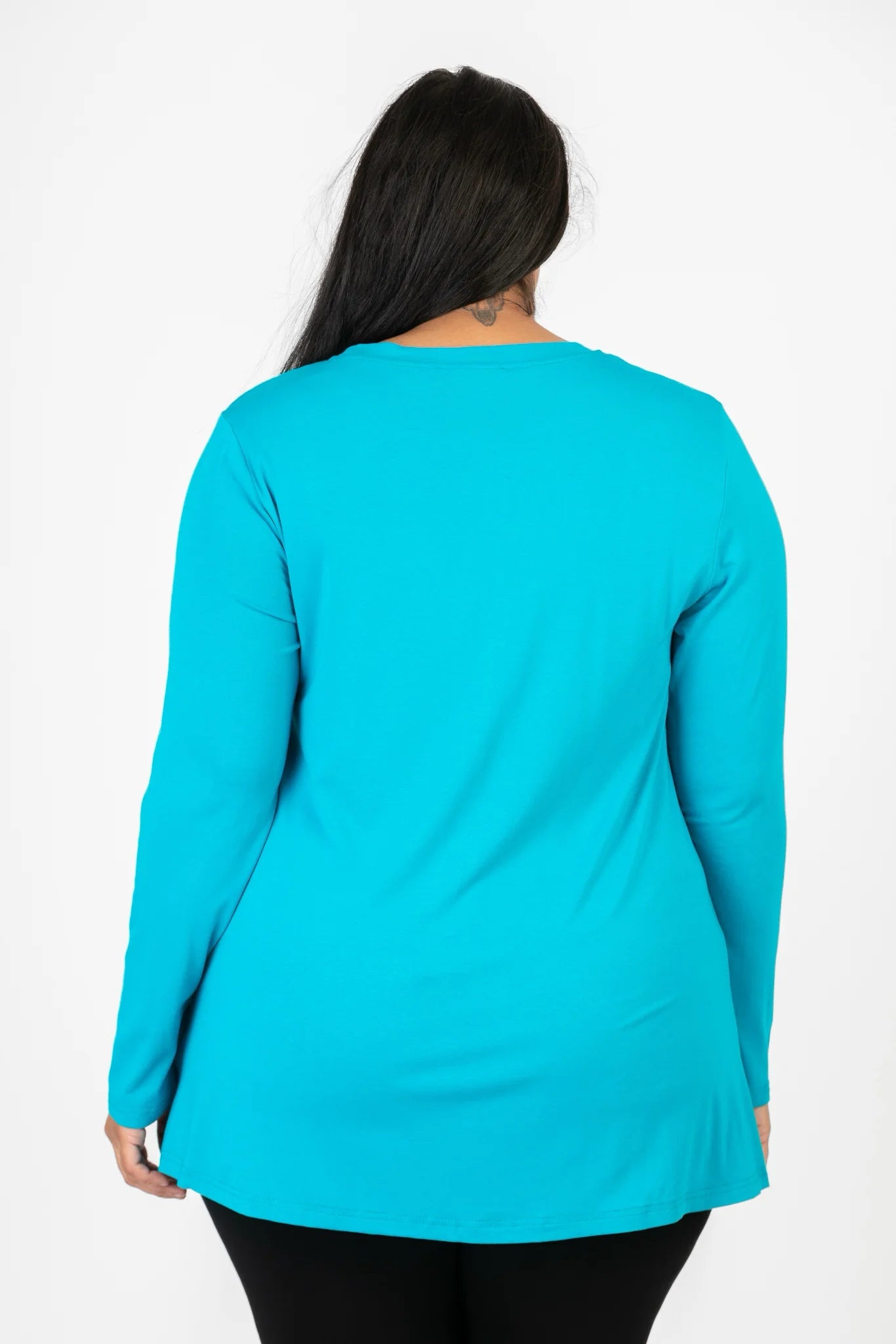  Pomme Rouge Shirt in gerader Form, aus Viskose, C6612, Türkis-Silber, Muster, Schick