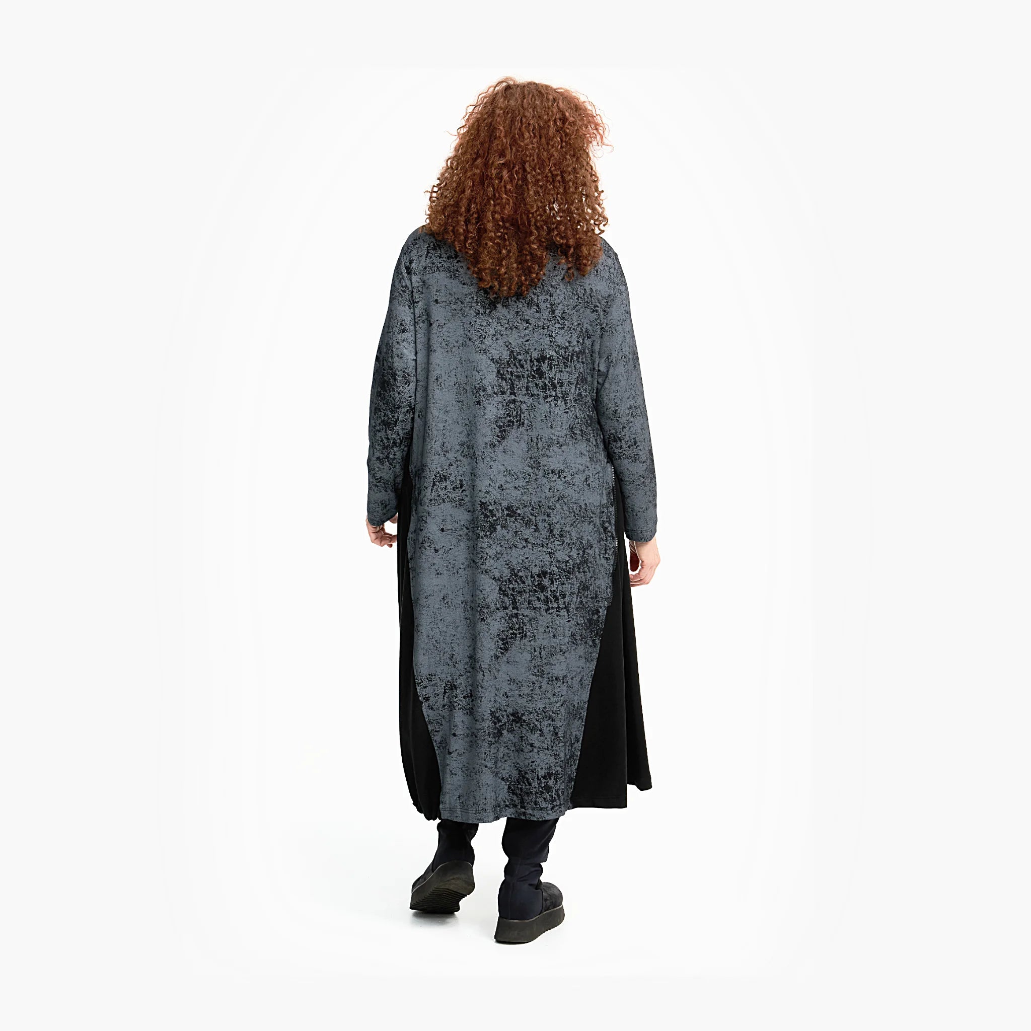 Do Your Best Kleid in gerader Form, aus Viskose, D712, Schwarz, Schick, Modern, Bequem