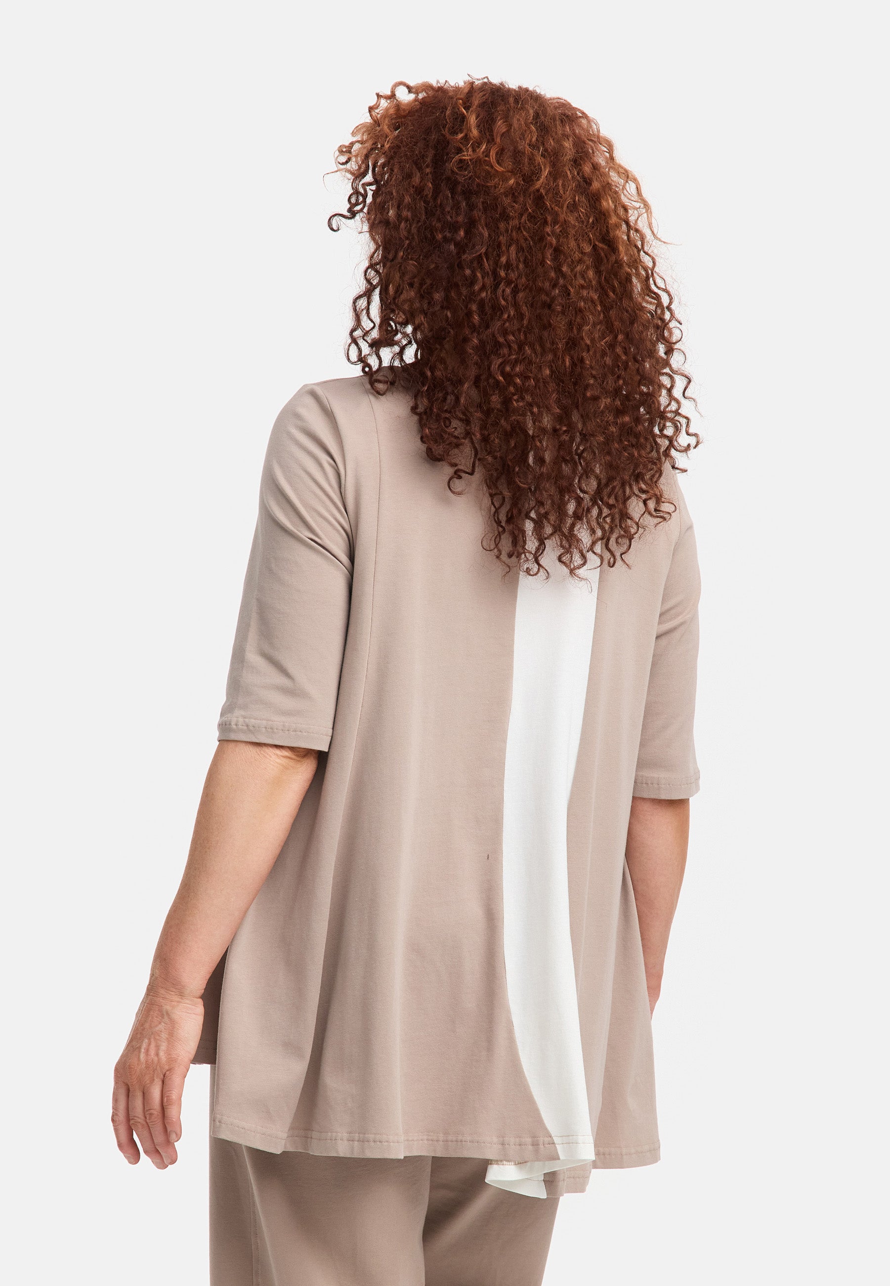  A-Form Shirt von Do Your Best aus Viskose, D924, Sand, Schick, Modern, Bequem, Schick