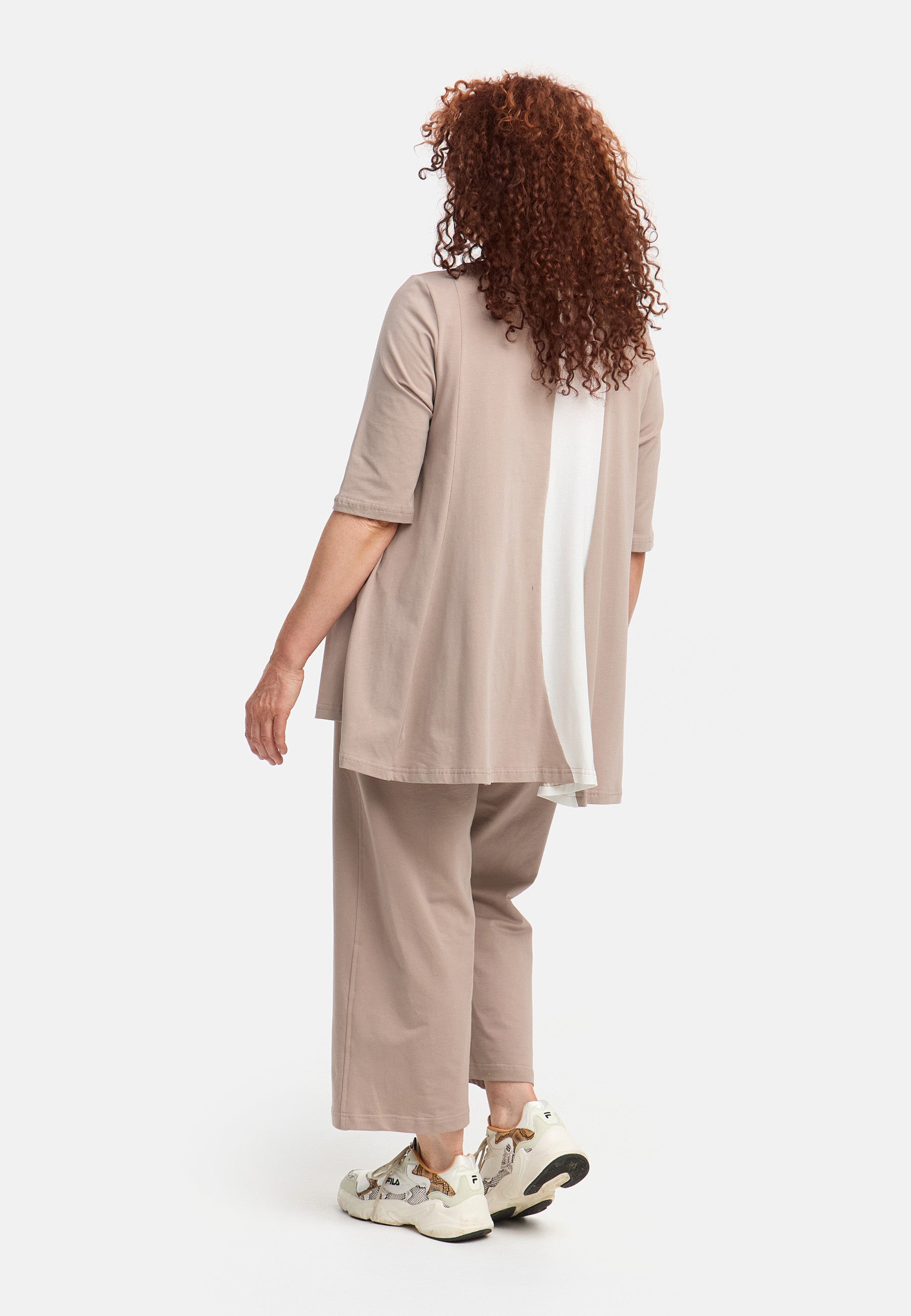  A-Form Shirt von Do Your Best aus Viskose, D924, Sand, Schick, Modern, Bequem, Schick