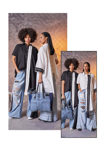  H4 Fashion Bluse in asymmetrischer Form, aus Baumwolle, 1852, Weiß, Schick, Modern, Bequem
