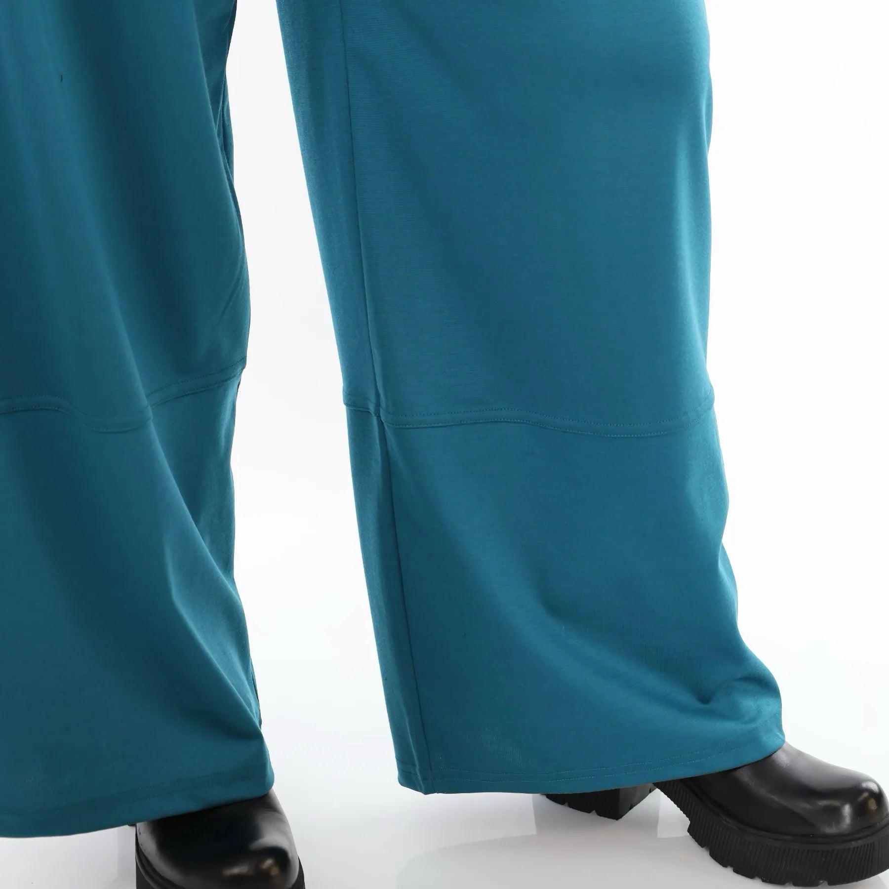  Marlene Hose von AKH Fashion aus Materialmix, 1536.00122, Petrol, Ausgefallen, Zeitlos