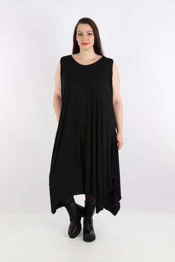  A-Form Tunika von AKH Fashion aus Viskose, 1233.05927, Schwarz, Ausgefallen, Zeitlos