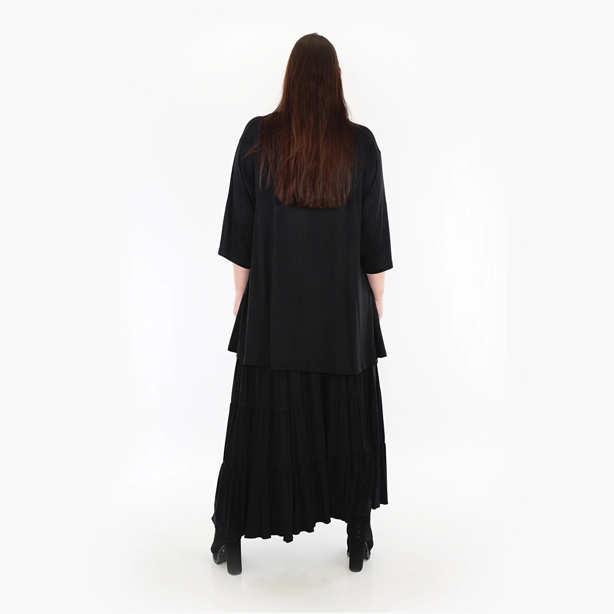  Ballonrock von AKH Fashion aus Viskose, 1233.06945, Schwarz, Schick, Modern, Bequem