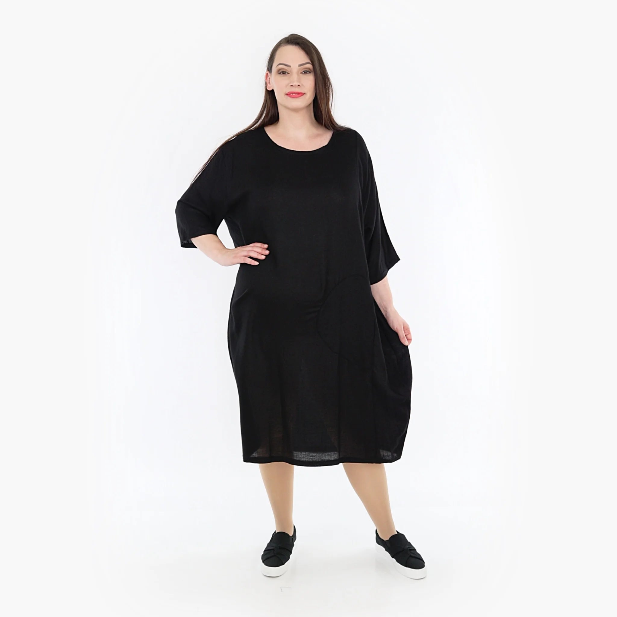  Ballonkleid von AKH Fashion aus Viskose, 1269.06943, Schwarz, Schick, Modern, Bequem