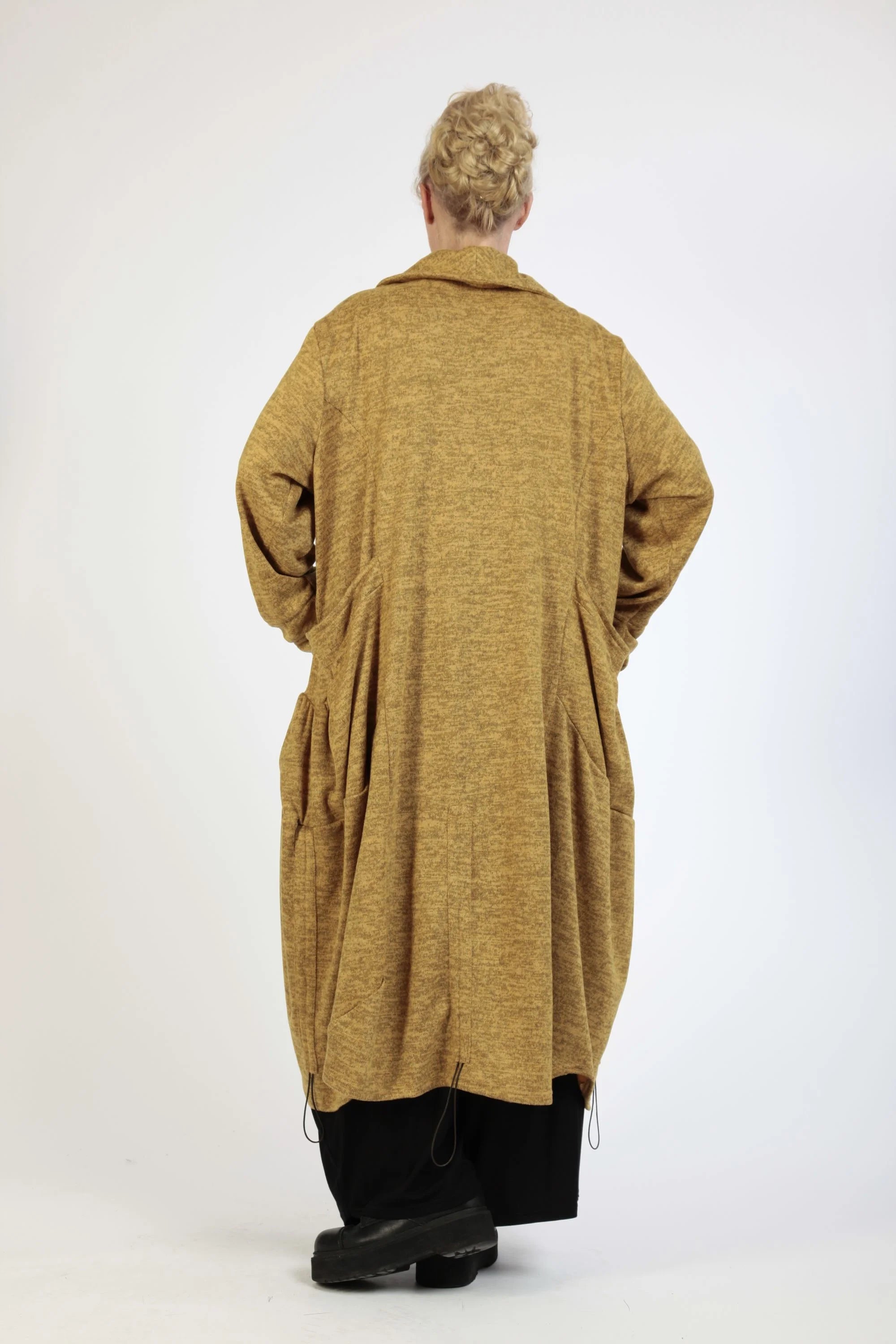  Ballonmantel von AKH Fashion aus Polyester, 1179.06583, Senf, Meliert, Schick, Modern