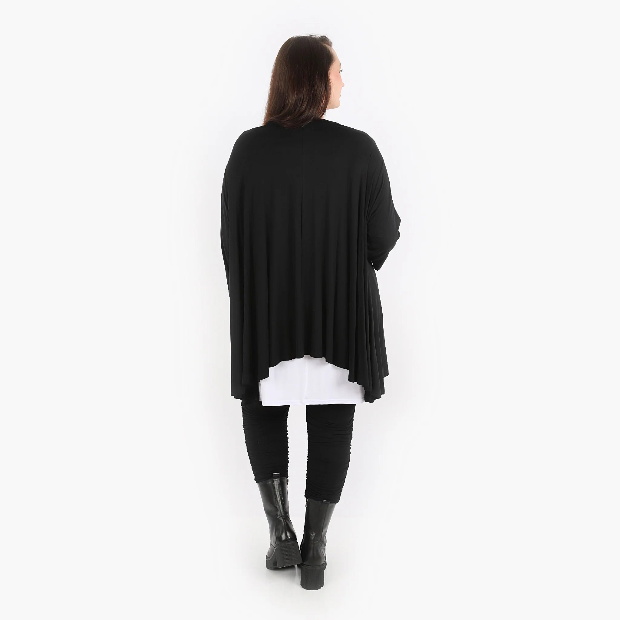  A-Form Shirt von AKH Fashion aus Viskose, 1312.00593, Schwarz, Schick, Modern, Bequem