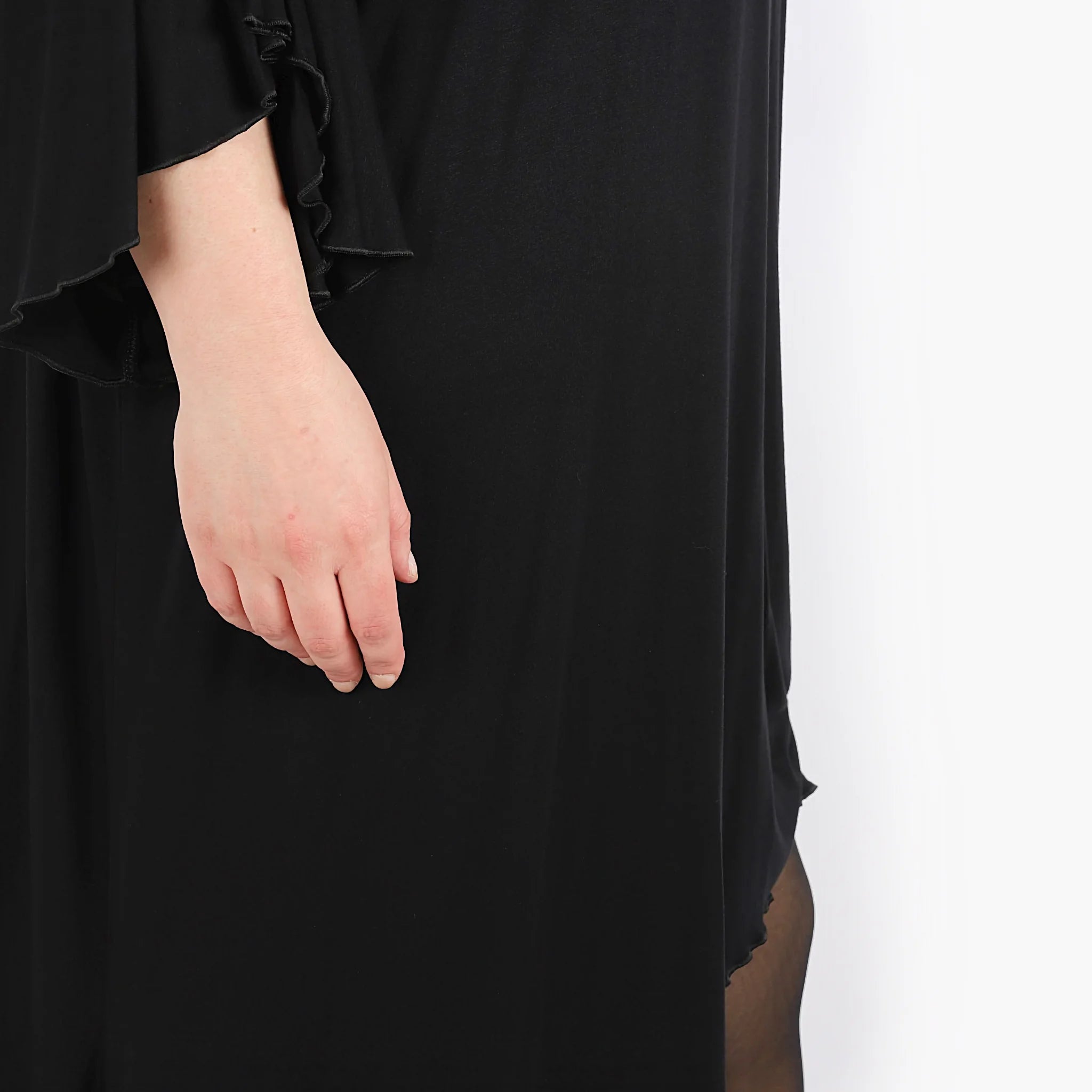  A-Form Bigshirt von AKH Fashion aus Viskose, 1312.06514, Schwarz, Schick, Modern, Bequem