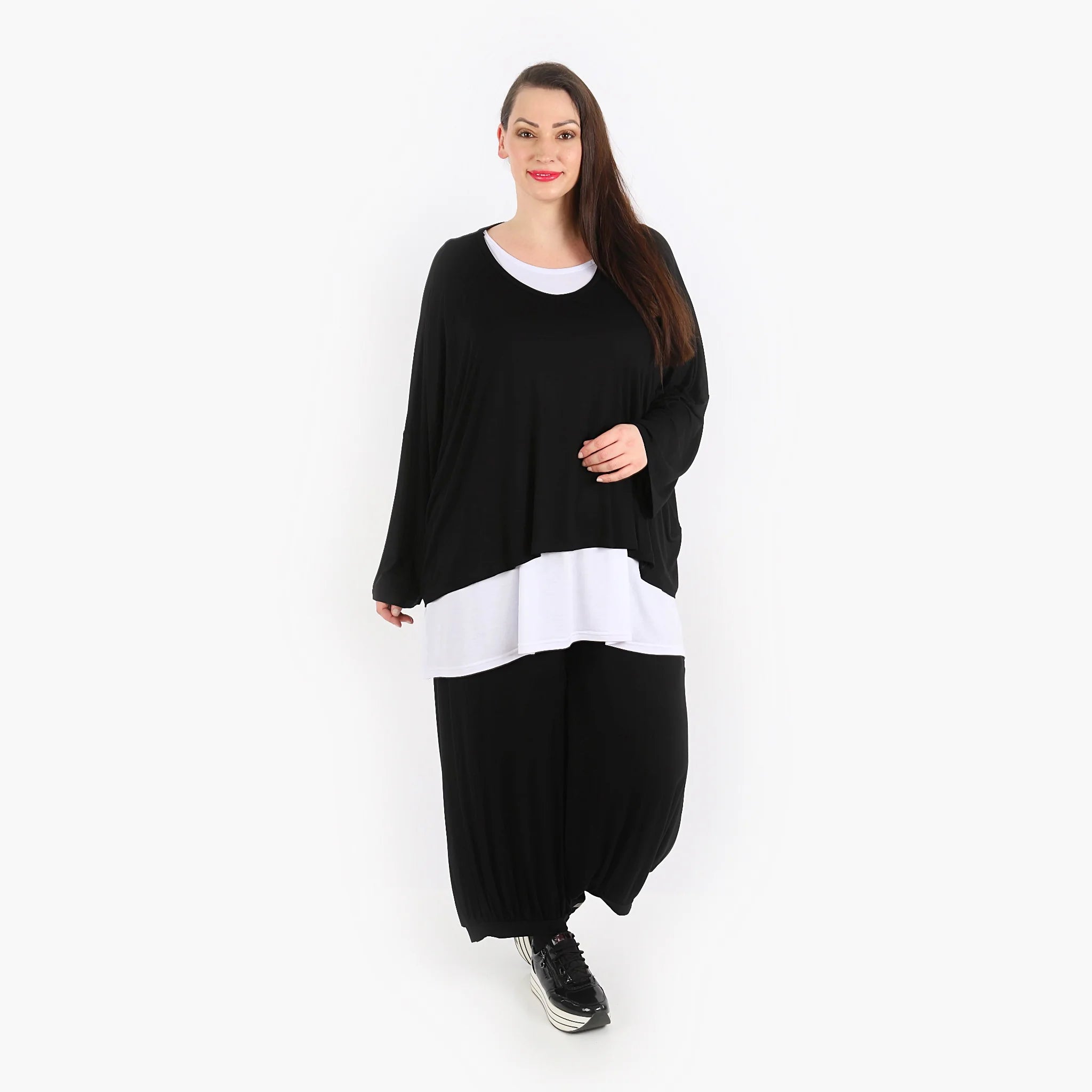  Ballonhose von AKH Fashion aus Viskose, 1312.08067, Schwarz, Schick, Modern, Bequem