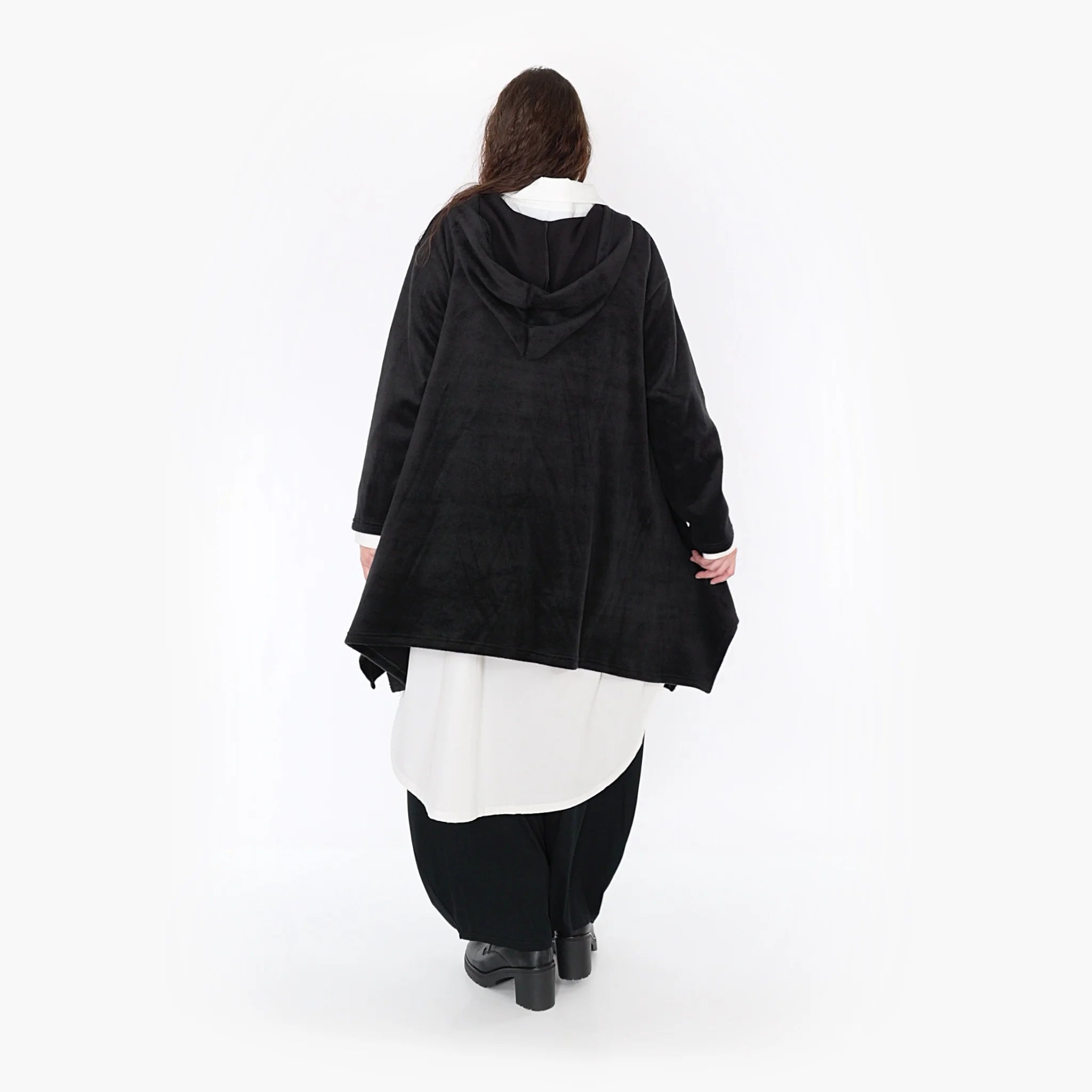  A-Form Jacke von AKH Fashion aus Polyester, 1348.02030, Schwarz, Schick, Modern, Bequem