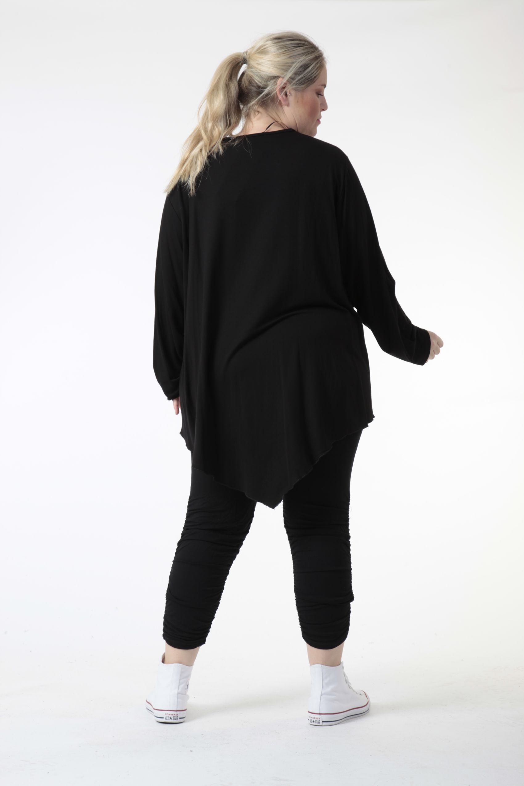  Bigshirt von AKH Fashion aus Viskose, 0740.06719, Grau-Senf, Kariert, Schick, Modern, Bequem