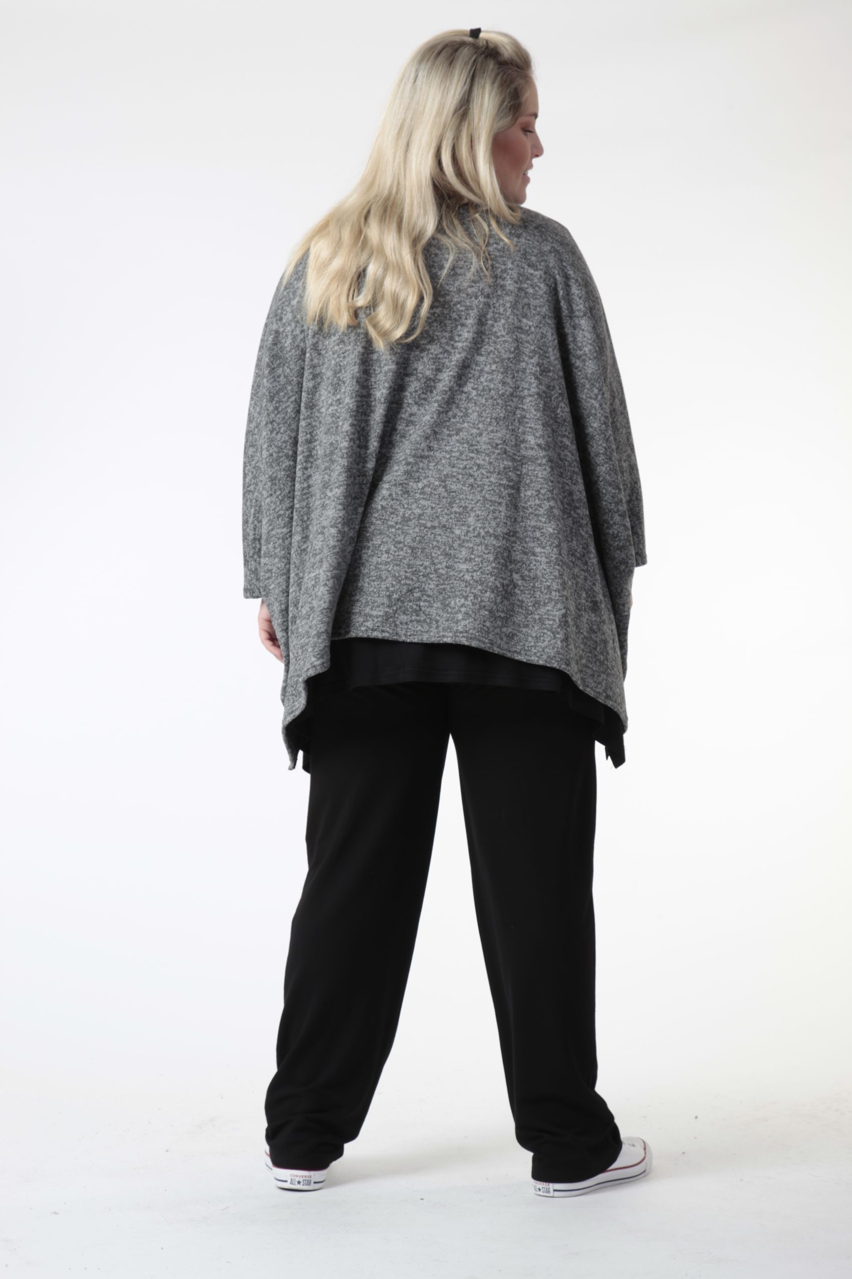  Bigshirt von AKH Fashion aus Polyethylen, 0742.06307, Grau, Unifarben, Schick, Modern, Bequem