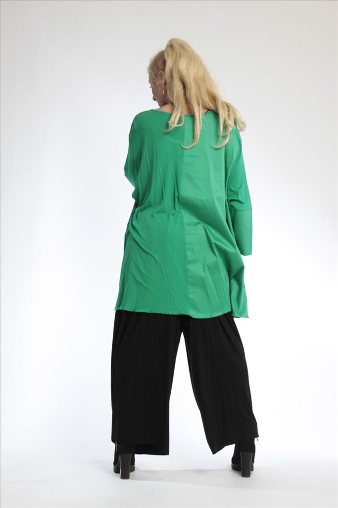  A-Form Bigshirt von AKH Fashion aus Viskose, 0802.06686, Grün, Schick, Modern, Bequem