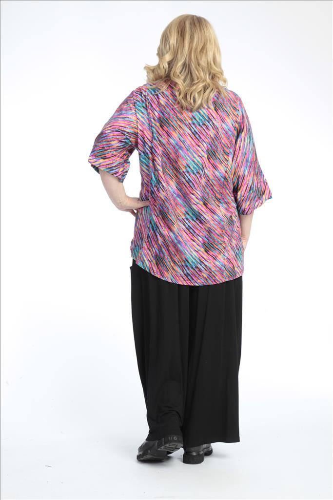  Shirt von AKH Fashion aus Baumwolle in gerader Form, 0768.01121, Multicolor, Ausgefallen