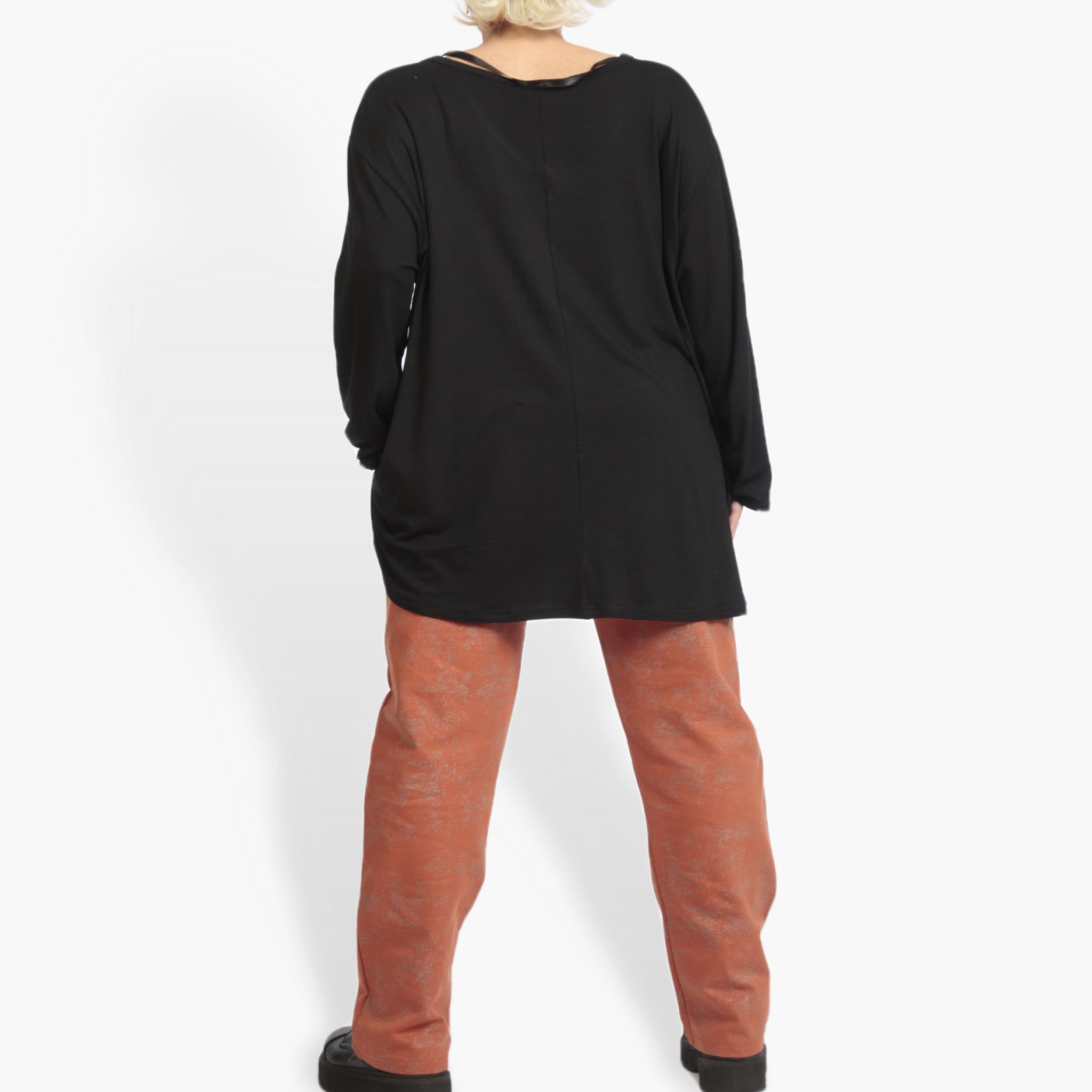  Hose von AKH Fashion aus Viskose, 0958.02608, Terracotta, Schick, Modern, Bequem