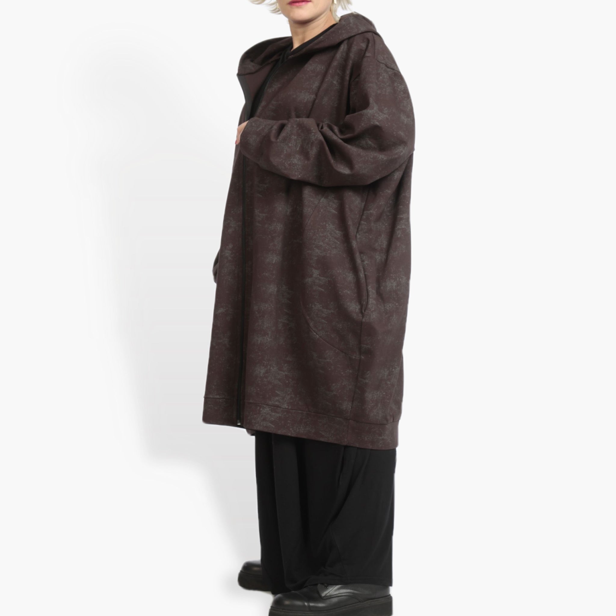  Ballonjacke von AKH Fashion aus Viskose, 0958.06820, Braun, Schick, Modern, Bequem