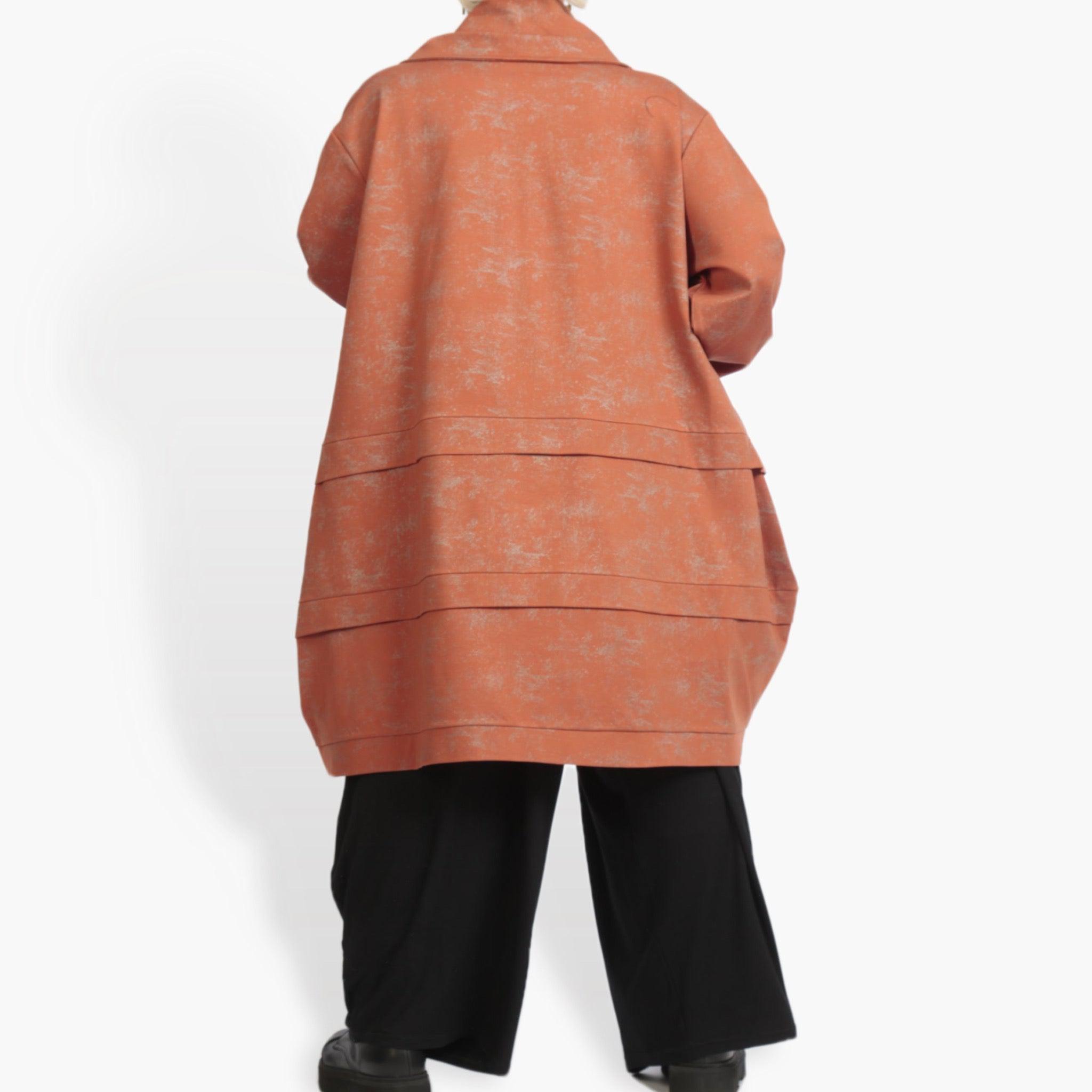  Ballonmantel von AKH Fashion aus Viskose, 0958.06823, Terracotta, Schick, Modern, Bequem