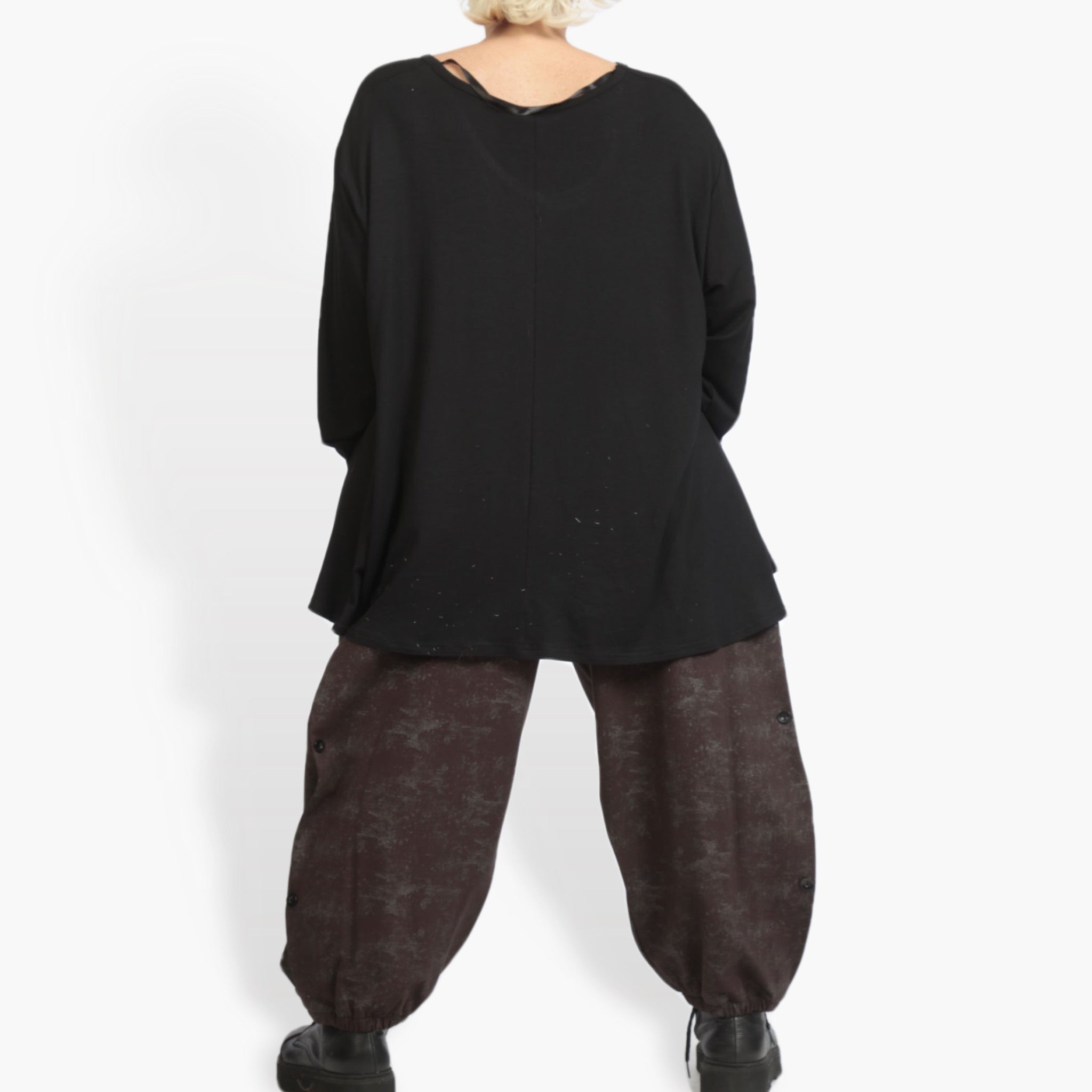  Hose von AKH Fashion aus Materialmix, 0958.06824, Braun, Schick, Modern, Bequem